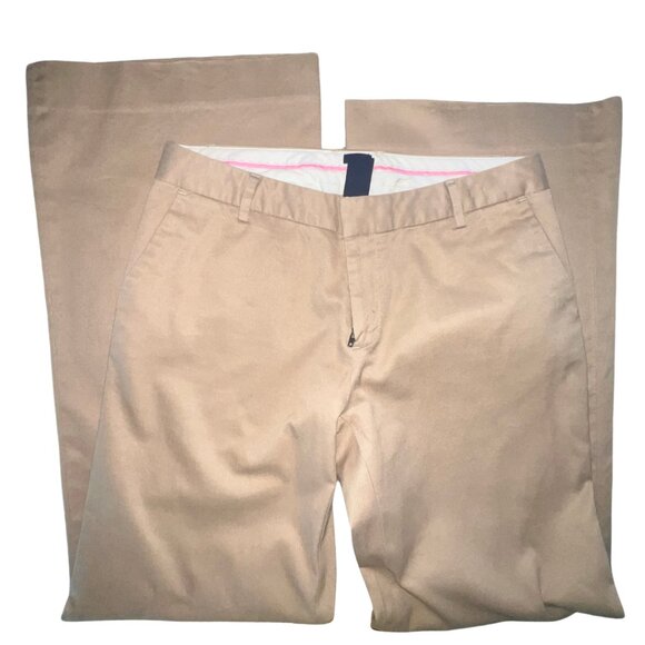 Gap Stretch Pants Womens 6R Khaki  Modern Fit Flare Career Work Office Trouser - Picture 1 of 8